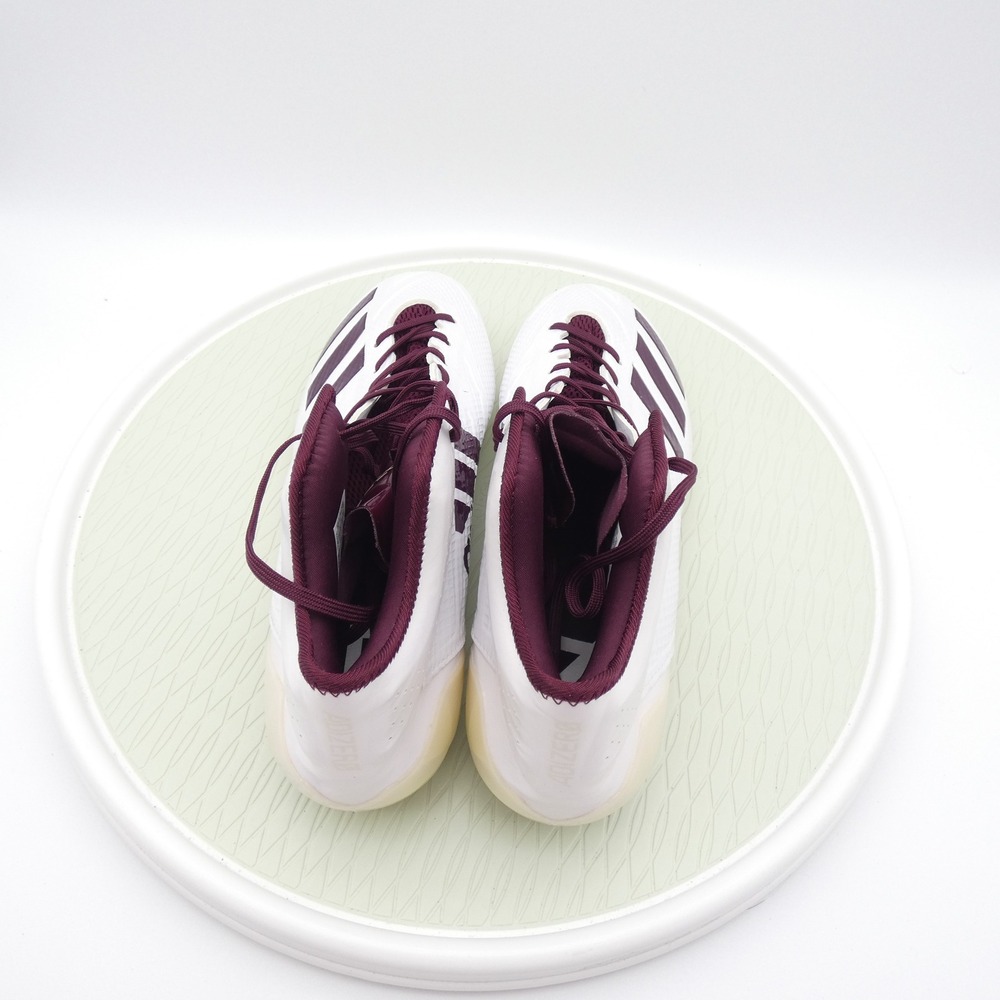 Adidas Adizero 5-Star 6.0 Football Cleats White Maroon BW1088 Mens 14 - Picture 5 of 9
